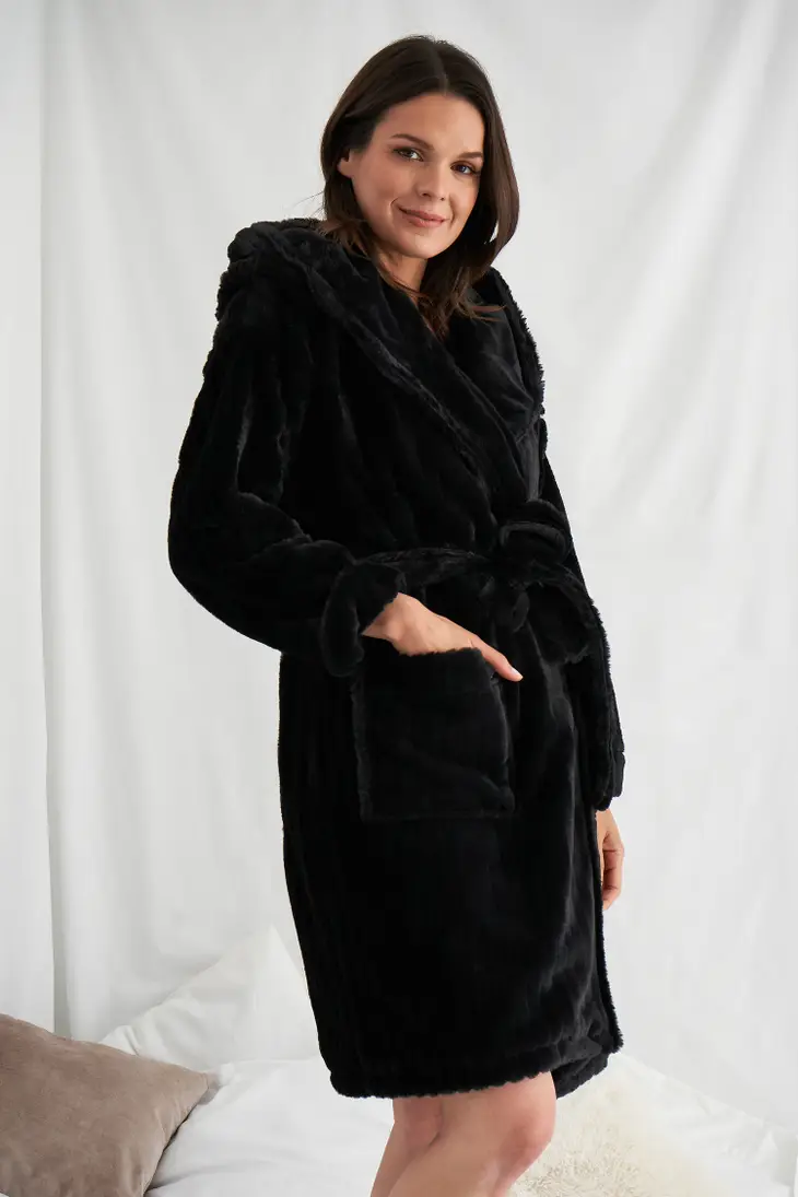 Cloud Robe in Black