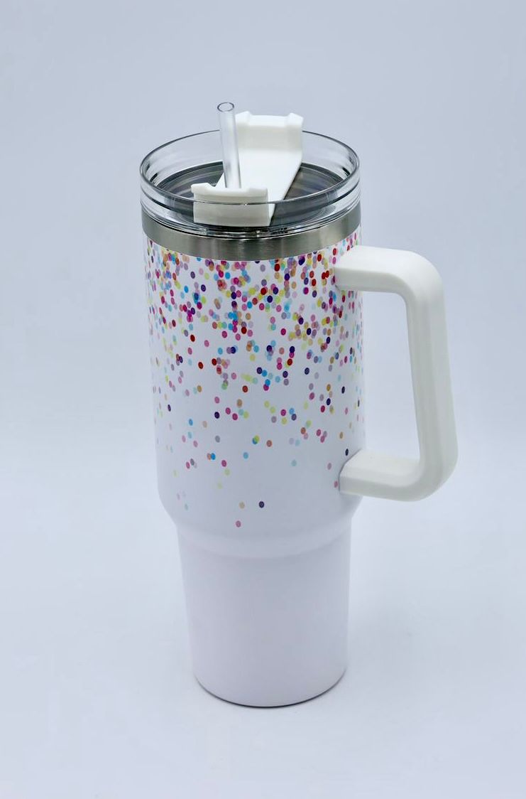 Quencher Tumbler 40 oz - Confetti