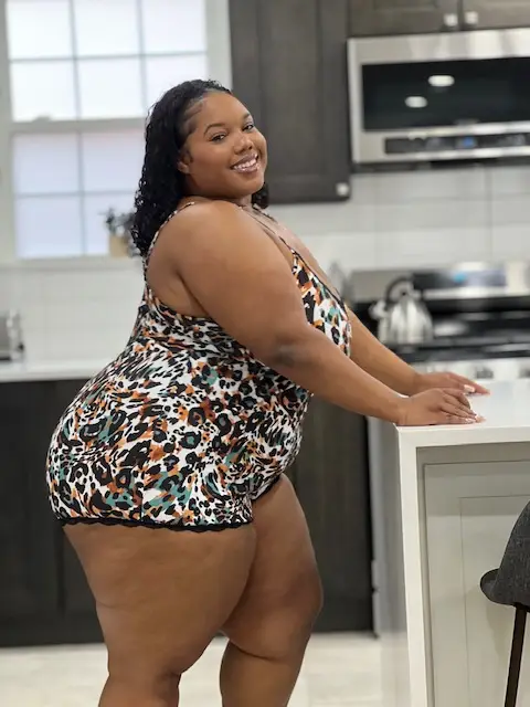 Leopard Print Romper
