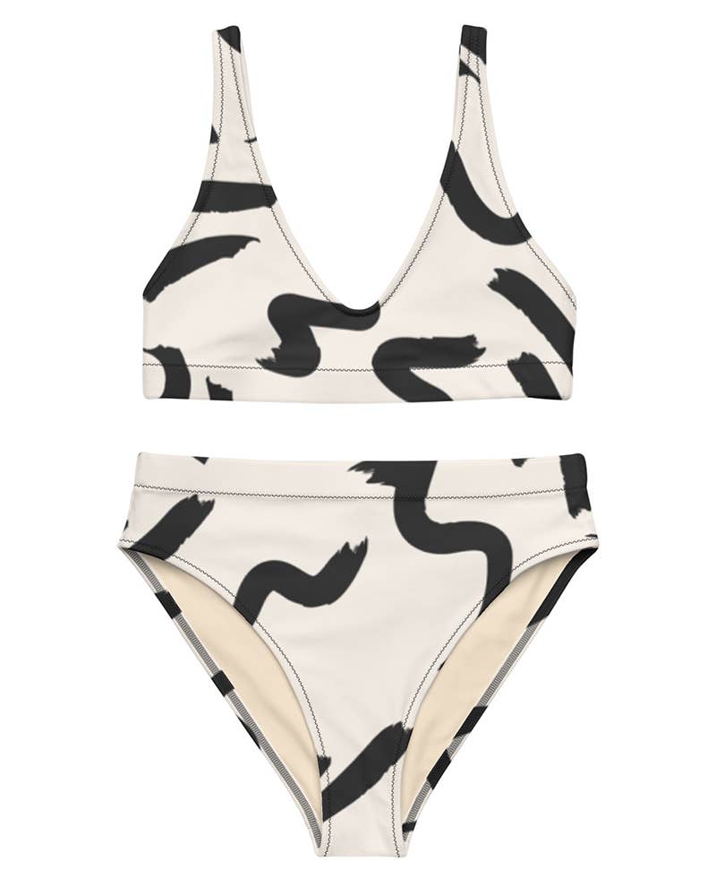 Strokes High-Waisted Bikini