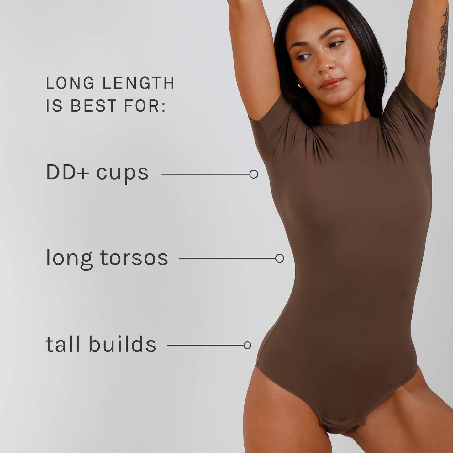 Sleeveless Scoop Neck Bodysuit - Mocha