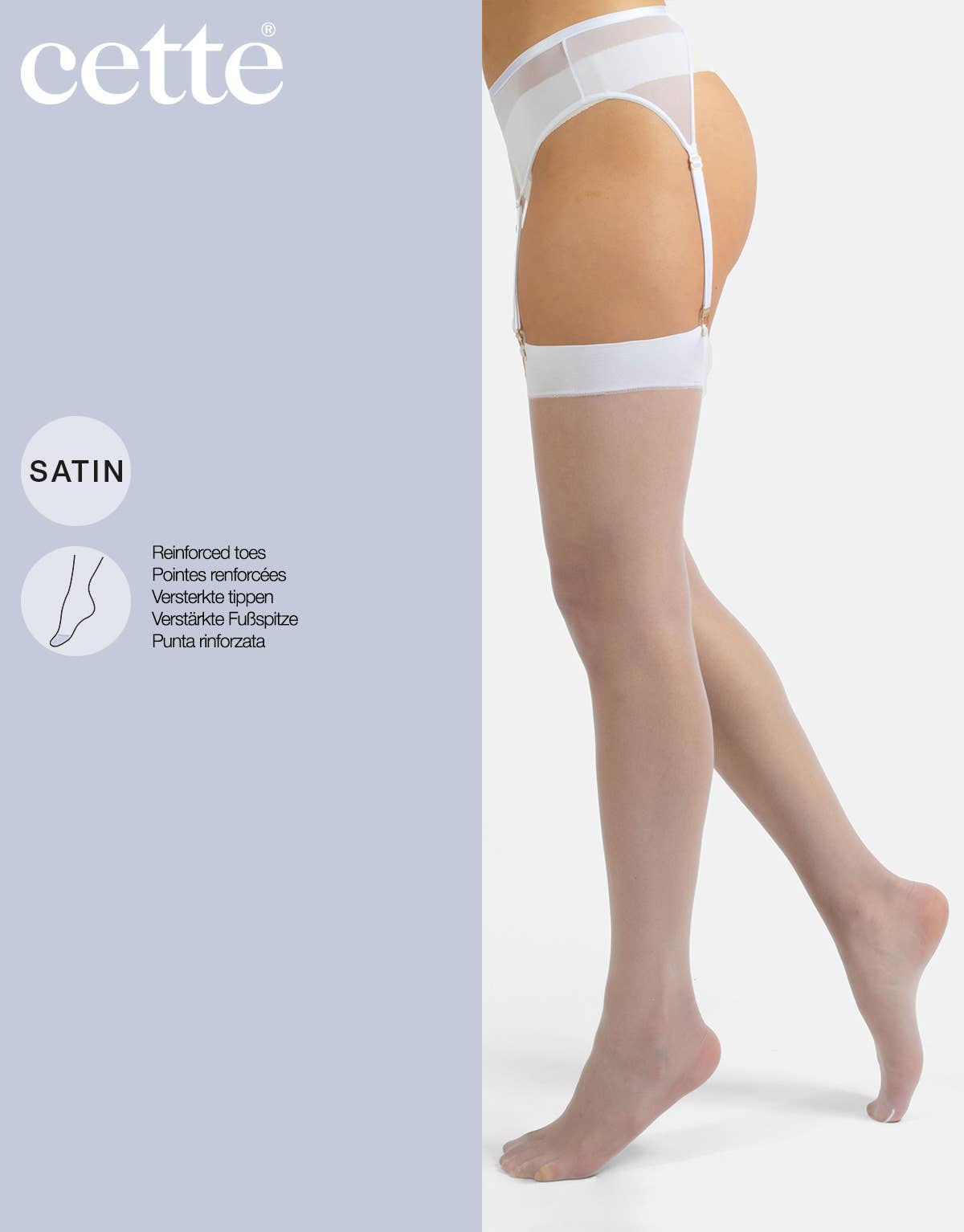 Sheer Stocking - White