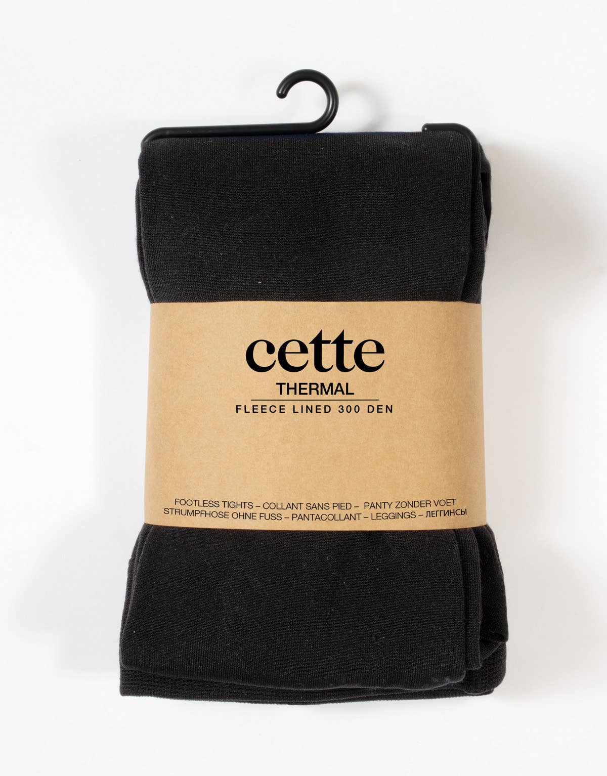 Footless Thermal Tights Black