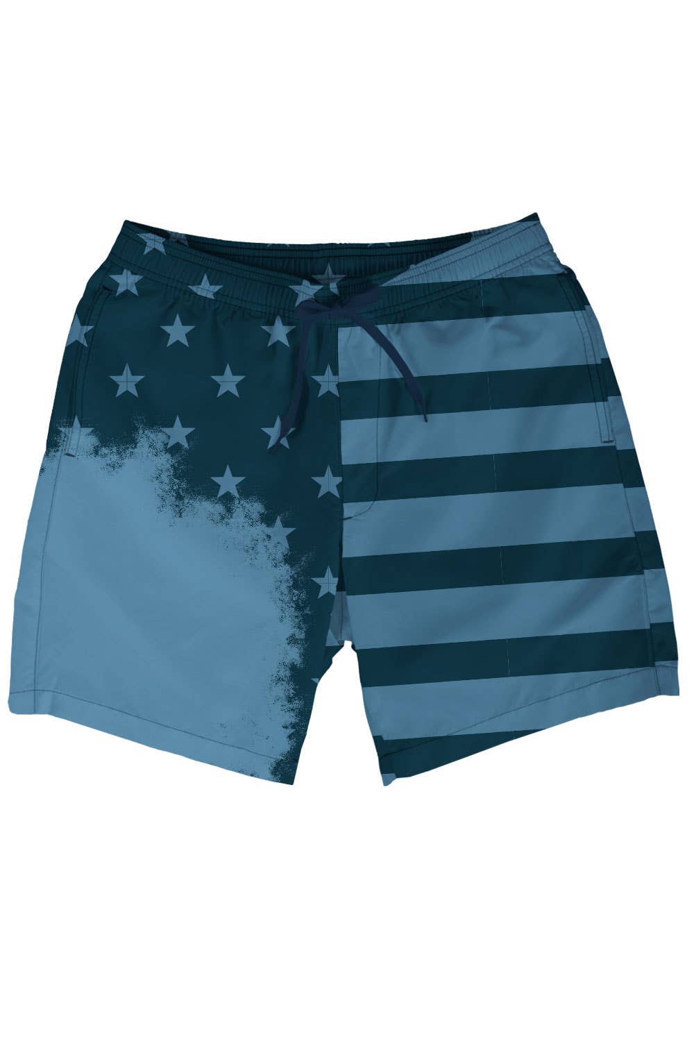Men's American Flag Color Changing Swim Trunks