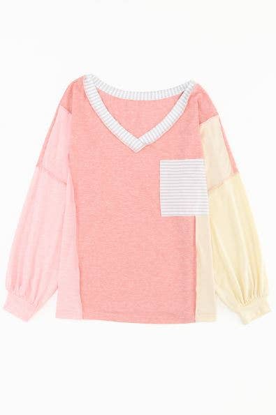 Multicolor Pink L/S