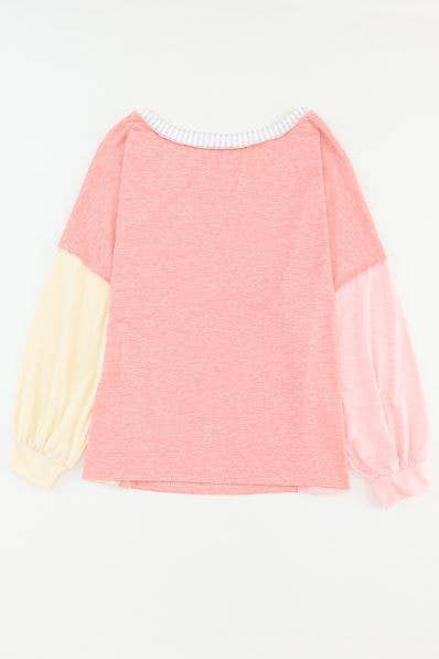 Multicolor Pink L/S