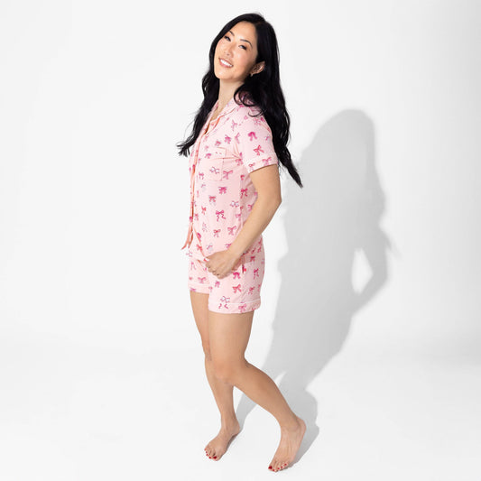 Take A Bow Bamboo Women's Pajama Short Set