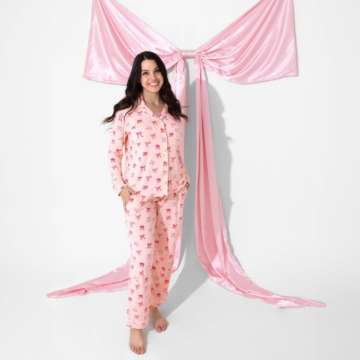 Take A Bow Bamboo Women's Pant Pajama Set