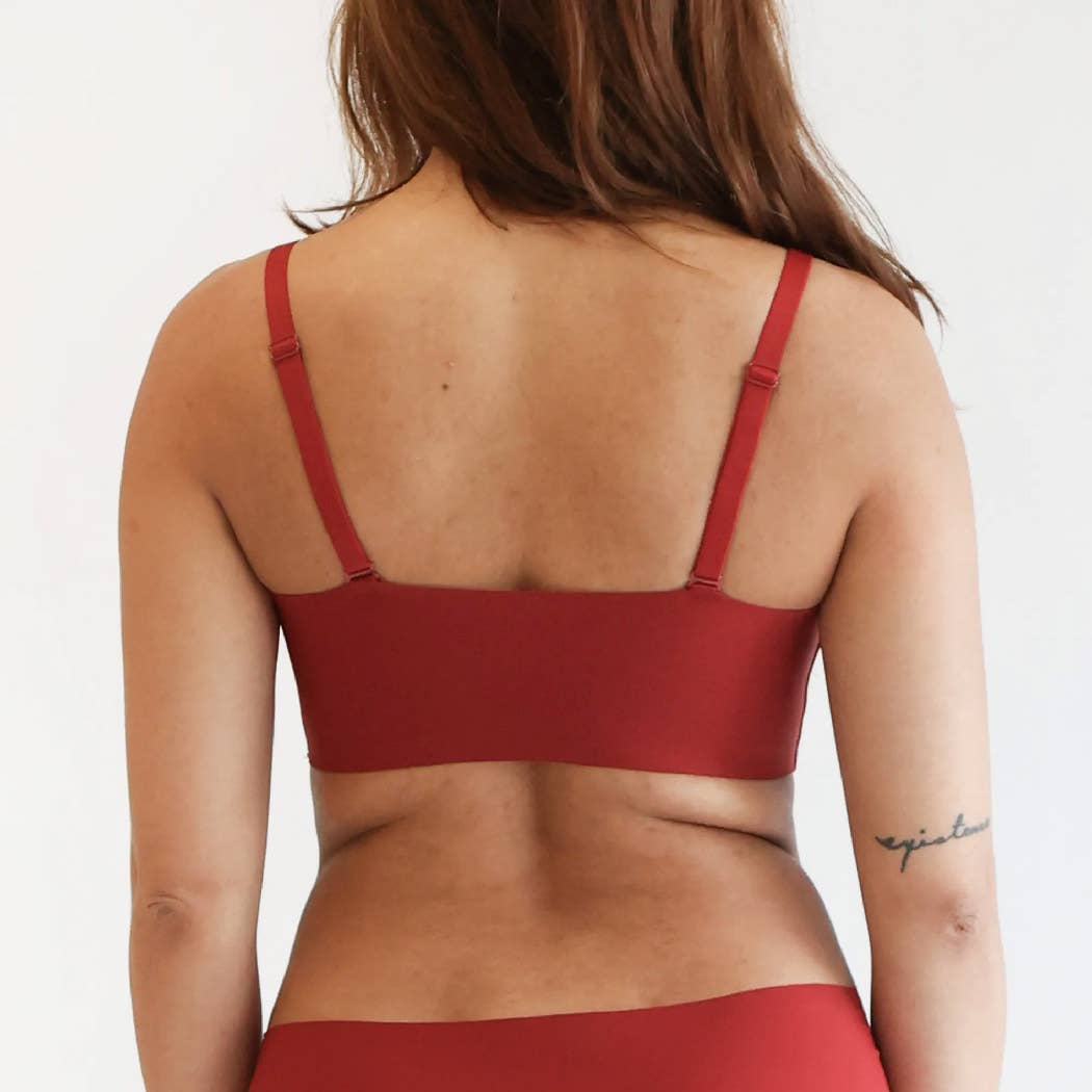 Signature Wireless Bra - Spice