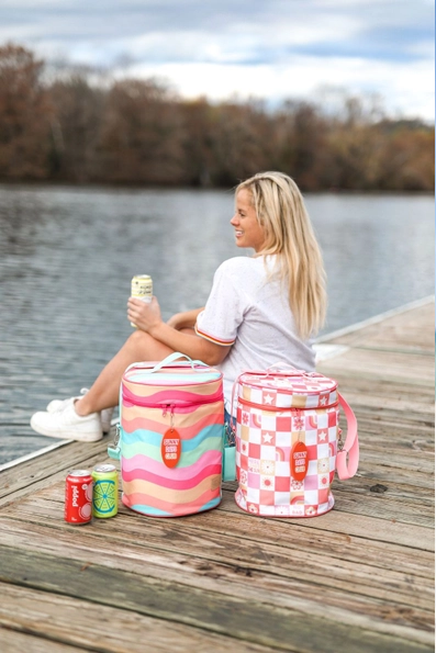 Soft Cooler - No Bad Days (Checkered)