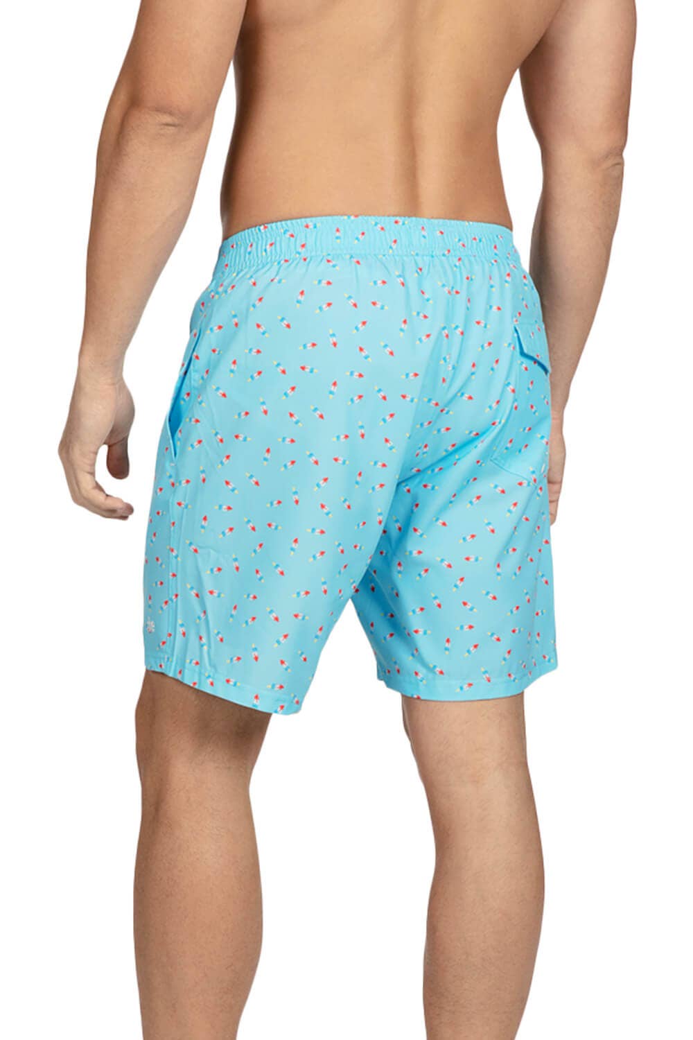 Men's Patriotic Pops Stretch Swim Trunks