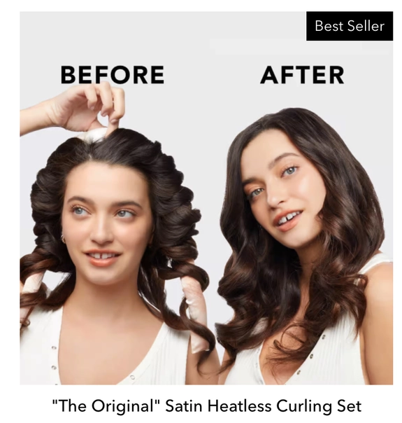 Satin Heatless Curling Set - Tie Dye