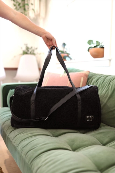 Teddy Sherpa Duffle Bag - Midnight