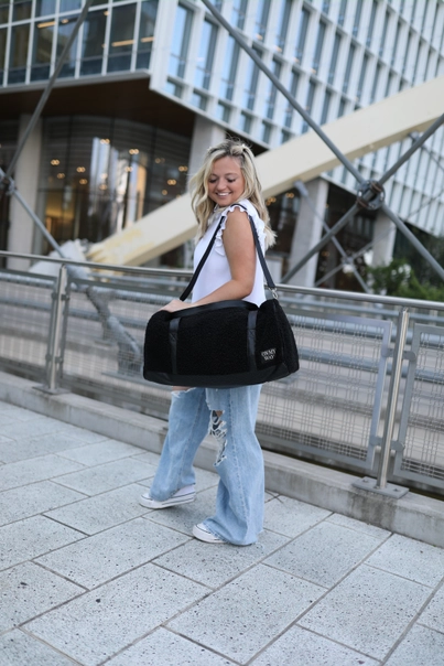 Teddy Sherpa Duffle Bag - Midnight