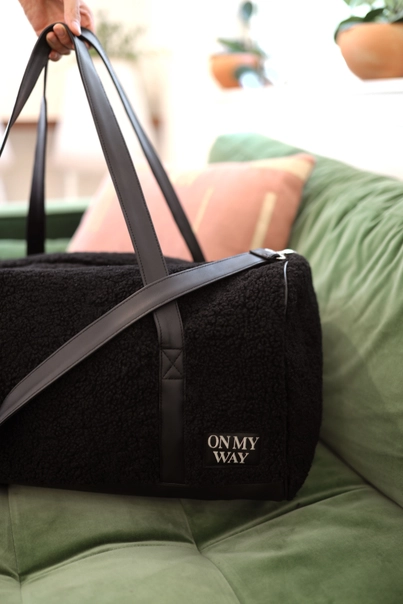 Teddy Sherpa Duffle Bag - Midnight