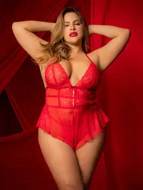 Spicy Romper: Red