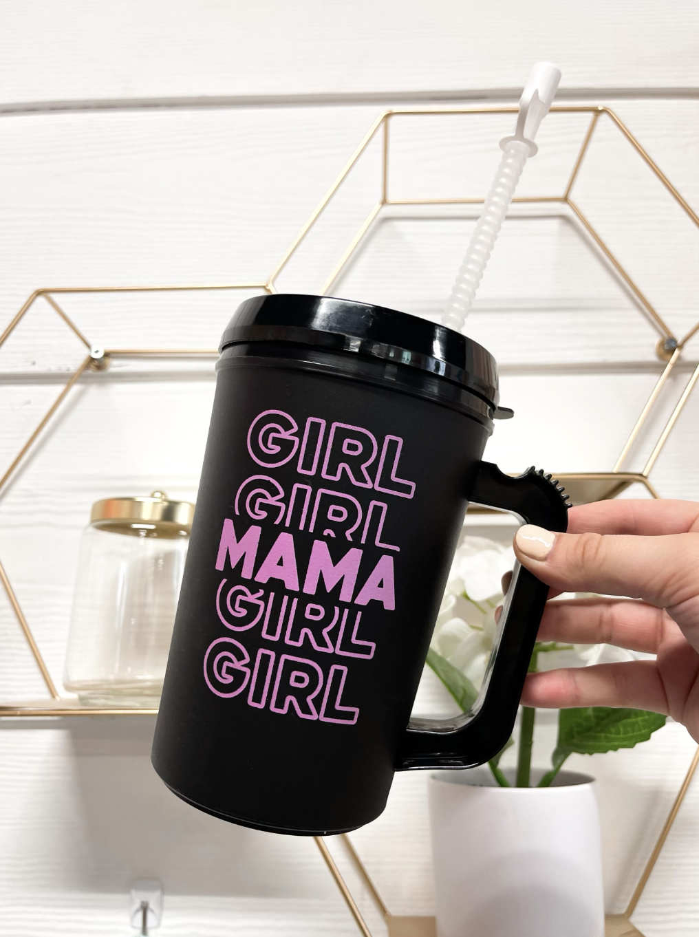 Thermo Jug - Girl Mama (Black)