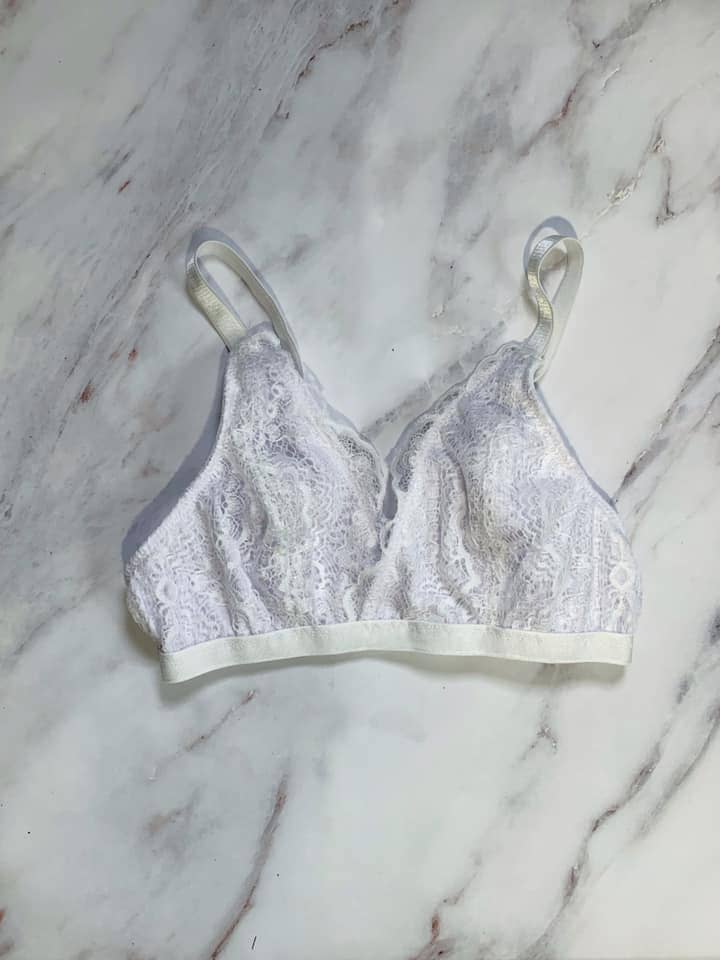 Pearl Emilia Padded Lace Triangle Bralette