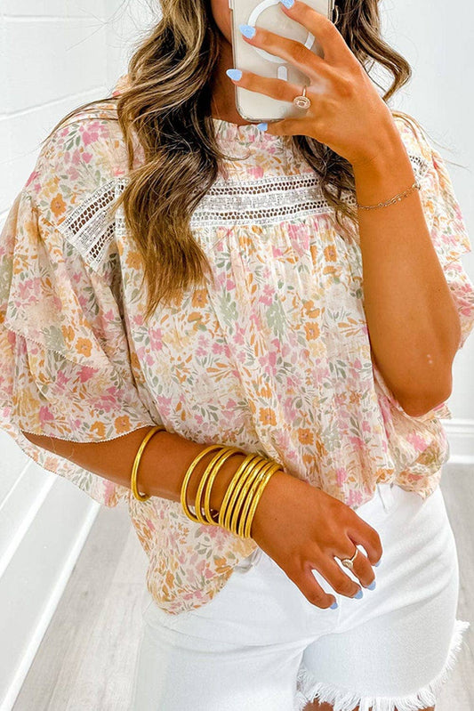 Santos Floral Print Blouse