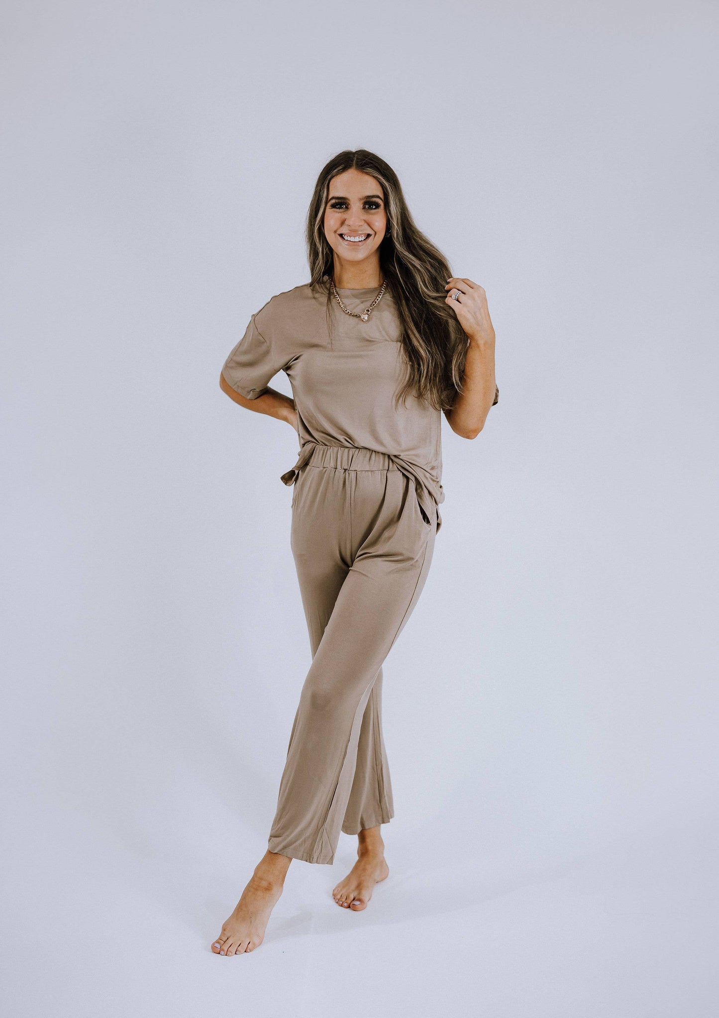 Latte Bamboo Lounge Set