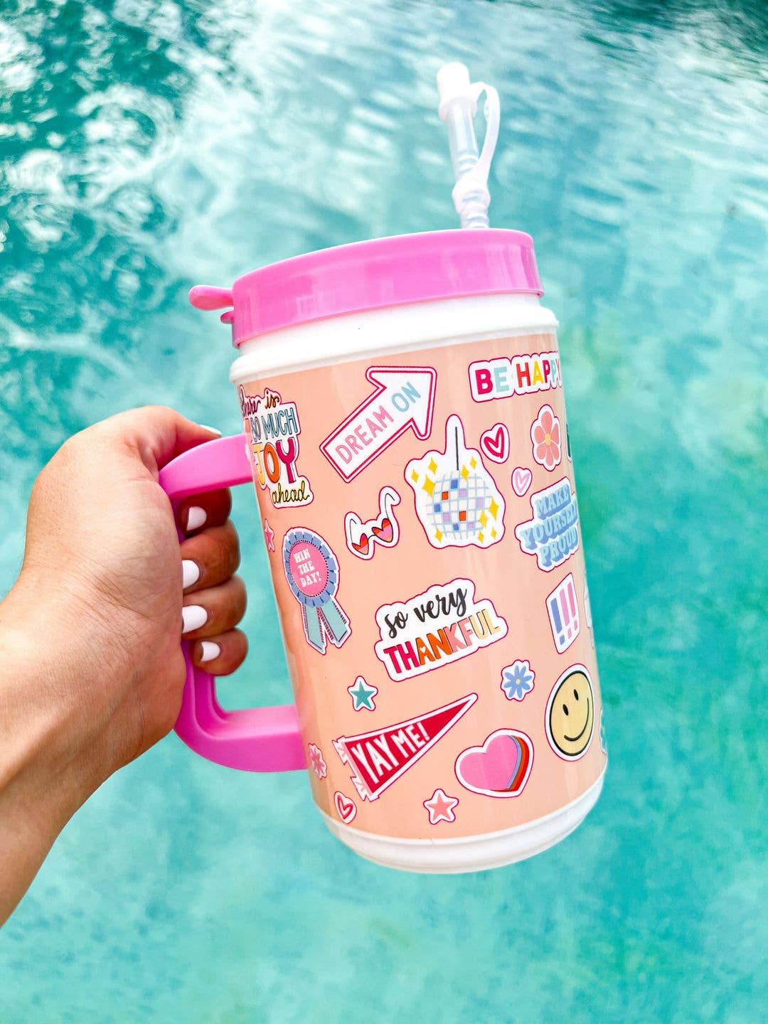 Thermo Jug (Pink) - Joy Collage