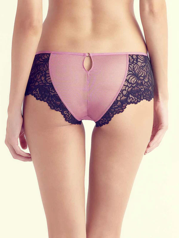 Arielle Panty- Mauve/Black