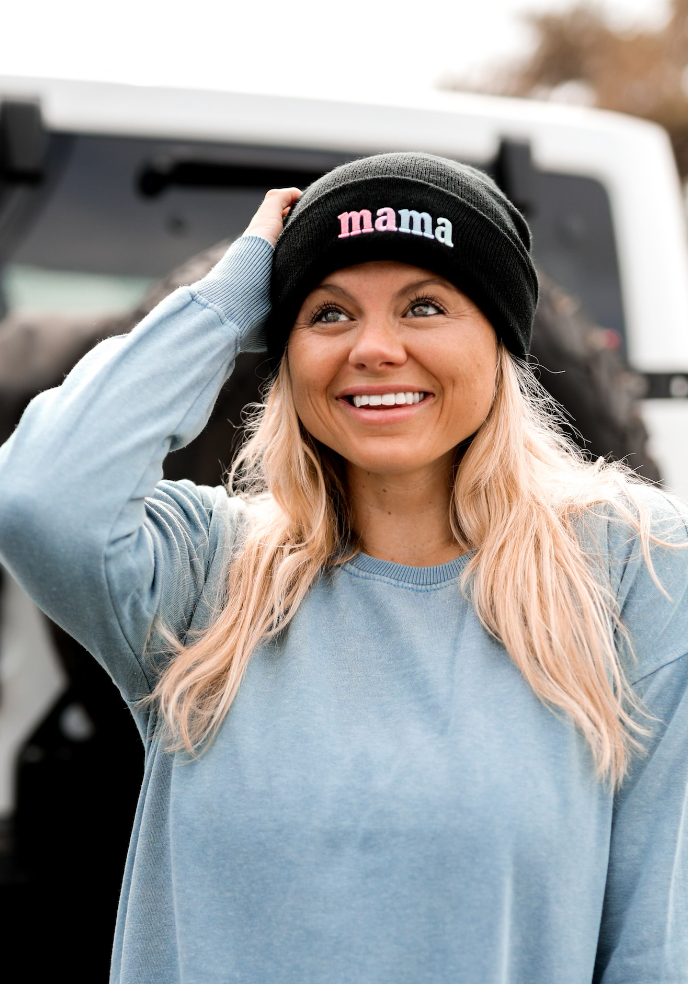 Mama Beanie Black