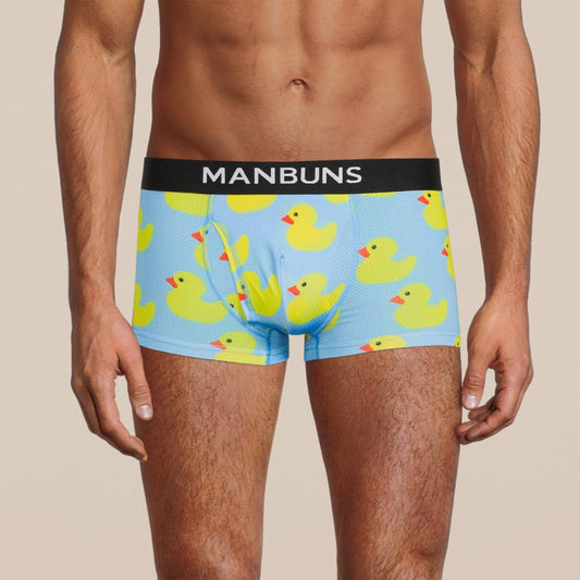 Rubber Duck Print Men’s Boxer Trunks