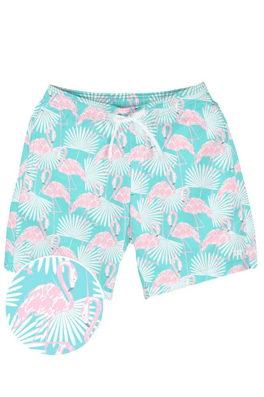 Flamingo Swim Trunks