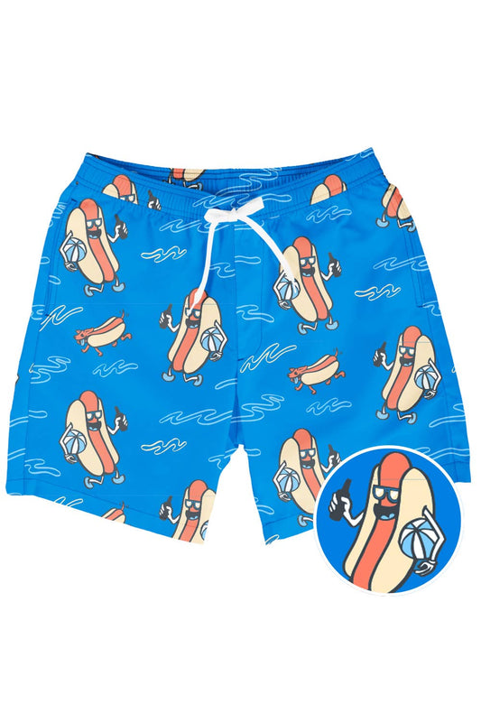 Hot Dog Swim Trunks